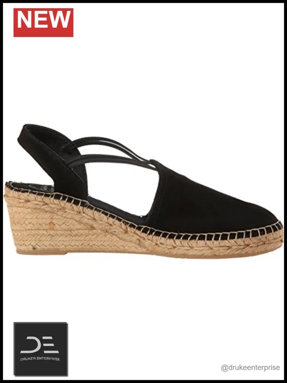 Toni Pons Espadrille Wedge Slip-On Shoes with Rubber Sole